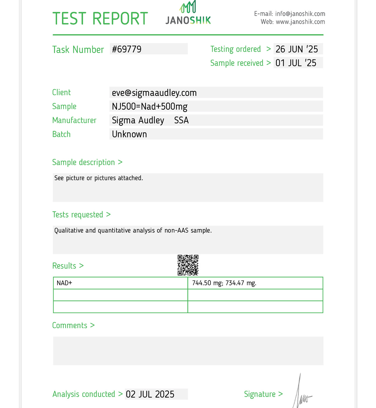 NAD+ (Buffered) 500mg - Image 2